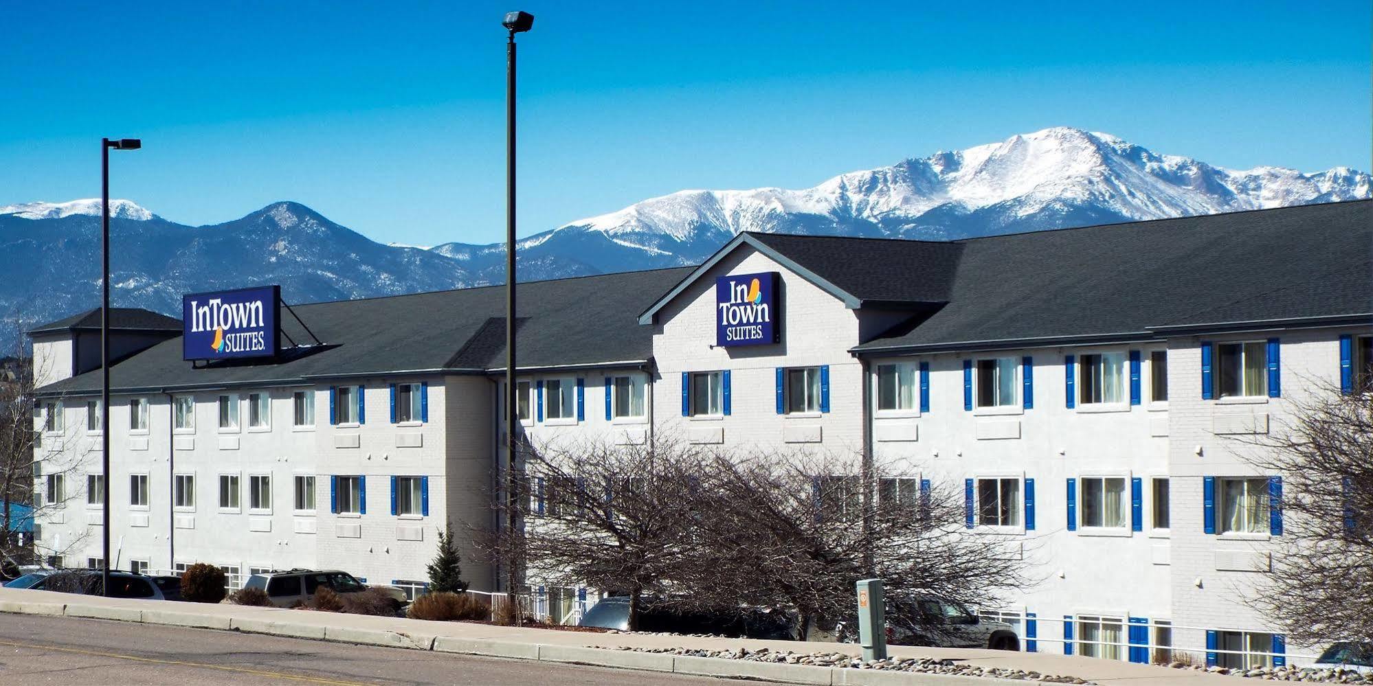 Intown Suites Extended Stay 科罗拉多斯普林斯 外观 照片