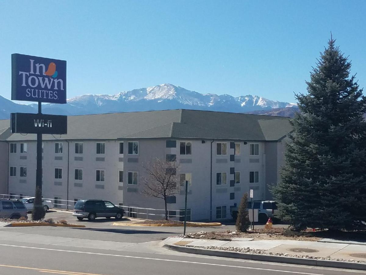 Intown Suites Extended Stay 科罗拉多斯普林斯 外观 照片